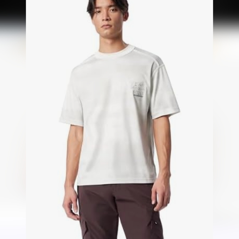 Cross Eyed Moose Men's Preformance Short Sleeve Oversized Graphic Tee Shirt Med